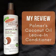 I have naturally curly, textured hair, so coconut oil has saved my dry strands many times. My Review Of Palmer S Coconut Oil Leave In Conditioner Bellatory