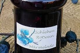 Schlehen Rotwein Marmelade Rezept Rotwein Marmelade Schlehen