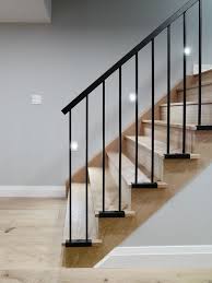 If you see a silly railing such as the one in this photograph it may indicate an approach to stair building that is a red alert for other hazards. Pin On Basement