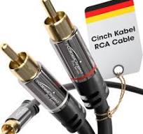 KabelDirekt – Przewód audio wideo RCA o długości 2m (przewód do subwoofera,  1 do 2, subwoofery, odbiorniki AV, hi-fi, sygnały cyfrowe i analogowe, ...