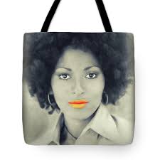 Pam Grier, Hollywood icon Bath Towel by Esoterica Art Agency