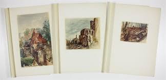 Lot Aquarelle Folio Of Adolf Hitler S Watercolor Paintings