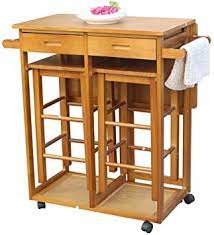 We did not find results for: Amazon Com Fch Kitchen Island Trolley Cart With 2 Square Stools And 2 Drawers Solid Wood Drop Leaf Table Easy Put Together Kitchen Islands Carts