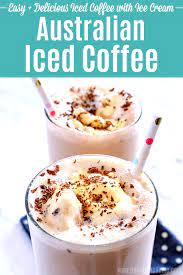 Pour the chilled milk, sugar, instant coffee powder, vanilla ice cream into a blender. Australian Iced Coffee Cold Coffee With Ice Cream Hello Little Home