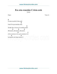 Cadenas De Coritos Con Acordes Pdf En Esta Reunion Cristo Esta Letras De Canciones Cristianas Canciones Cristianas Letras Y Acordes