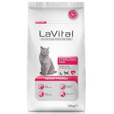 La Vital Somonlu Kisirlastirilmis Kedi Mamasi 1 5 Kg 5 Adet Temizlik Mendili Kedi Kuru Mamalari Kampanyali Kedi Kuru Mamalari La Vital