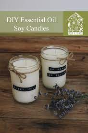 Turn off the heat and allow the wax to cool slightly. Diy Essential Oil Soy Candles Under A Tin Roof