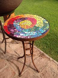 Mosaico Colores Mosaic Outdoor Table Mosaic Table Top Mosaic Furniture