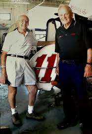 Hall of Fame Midget racer Frank Burany and Ralph Wilke June 22, 2010. Jim  Peychal photo
