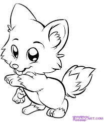 With an eraser, clean up the structural lines and then add a few details. How To Draw Cute Baby Animals Coloring Pages N4 Free Image Download
