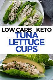Keto Tuna Salad Lettuce Cups Have Butter Will Travel Recipe Good Healthy Recipes Keto Tuna Salad Keto Recipes Easy