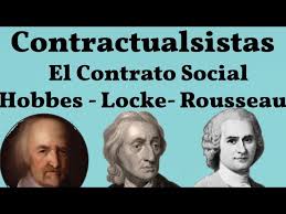 Es una obra sobre filosofía política y trata principalmente sobre la libertad e igualdad de los seres humanos bajo un estado instituido por. Contractualistas El Contrato Social Hobbes Locke Rousseau Youtube