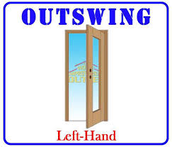 Use a tape measure to measure the width and the height of the door. Fiberglass Door Unit 1 2 Lite Mini Blind 36 In X 80 In Left Handed Outswing Composite Jam With Brickmold Doors The Home Improvement Outlet