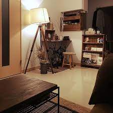 部屋全体 ヘッドボード 賃貸 一人暮らし アンティーク などのインテリア実例 2015 12 28 22 42 14 roomclip ルームクリップ インテリア インテリアアイデア 装飾のアイデア