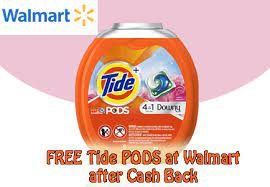 Free Tide Pods At Walmart After Cash Back Free Tide Tide Pods Tide