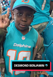 Desmond Benjamin Celebrates Dolphins' Big Win