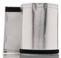 Aluminized Fiberglass Line Sleeve with Velcro Closure