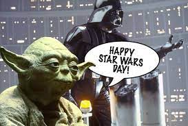 The date (may the fourth) is a pun on the popular star wars catchphrase, may the force be with you. yoda would say, a forth programmer i am. The James Clayton Column May The Fourth Be With You Den Of Geek