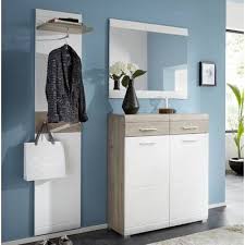 Garderoben Set Pucklechurch Garderoben Set Schrank Mit Spiegel Garderobenset