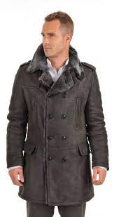 Artico Leather And Shearling Luxury Sheepskin Jacket Coat Fur Jacket