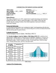 Image result for Wechsler Intelligence Scale