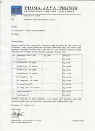 Surat penawaran ini biasanya dipakai tidak hanya untuk aktifitas bisnis saja, tapi biasa surat penawaran harga bisa juga disebut sebagai alat pemasaran suatu produk atau jasa. Penawaran Harga Barang Dan Jasa