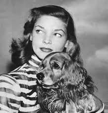 Lauren Bacall (she must like Cockers too)