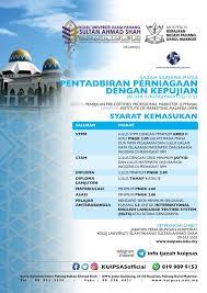 Rancangan ijazah sarjana muda pengurusan (kepujian) latar belakang rancangan ijazah sarjana muda pengurusan (kepujian) telah. Ijazah Sarjana Muda Pentadbiran Perniagaan Dengan Kepujian Kolej Universiti Islam Pahang Sultan Ahmad Shah