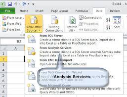 using excel to interact with a ssas cube