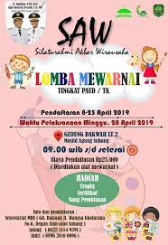 We did not find results for: Lomba Mewarnai Tingkat Paud Dan Tk Lomba Menggambar Dan Mewarnai 2021
