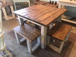 Square Farmhouse Table Rustic Farmhouse Table Dining Set Etsy Square Farmhouse Table Rustic Farmhouse Table High Top Table Kitchen