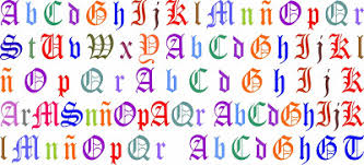 Moldes De Letras Gotica Mayusculas Y Minusculas Del Abecedario Alfabeto de terror o para bandas de metal/dark/doom/core! material educativo