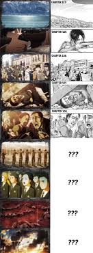 Manga Spoilers Season 3 Part 2 Credits Vs Manga Comparison Shingekinokyojin They saw it because there was a hole in the wall in the ending credit of season3 some mysterious children appear.