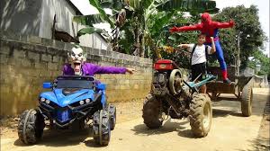 Joker Reckless Thief Baby S Super Car Spiderman Ride On Tractor Rescue J