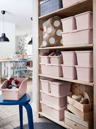 Sockerbit Pink Box With Lid 19x26x15 Cm Ikea Ikea Amenagement Chambre D Amis Rangement