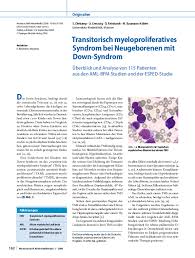 Transitorisch wirtschaft/volkswirtschaft | commercial term, commercewirtsch. Pdf Transitorisch Myeloproliferatives Syndrom Bei Neugeborenen Mit Down Syndrom Dirk Reinhardt Academia Edu
