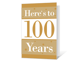 Happy 100th birthday gingham card. 100th Birthday Printable American Greetings