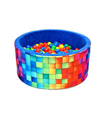 Piscine A Balles Pour Enfants Fun Blue Tiles