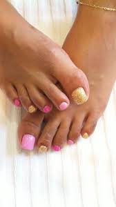 Pink Gold Cute Toe Nails Toe Nails Toe Nail Designs Pretty toe nails cute toe nails fancy nails my nails pretty toes turquoise toe nails glitter toe nails acrylic nails pink toe nails.
