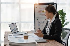 Professional bookkeeping workspace