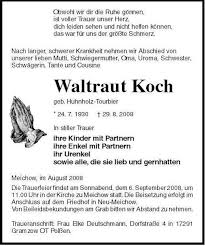 Waltraut Koch | Nordkurier Anzeigen