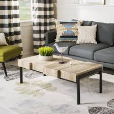 Better homes and gardens designer, carey evans gives helpful tips for sitting up your new space with the bhg rustic country coffee table and karachi bisque. Safavieh Alexander Rectangular Contemporary Rustic Coffee Table Walmart Com Walmart Com
