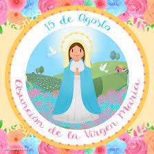 Printable version of the january 2021 calendar. Asuncion De La Virgen Maria 15 De Agosto El Santo Del Dia Tarjetas