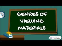 Genres Of Viewing Materials Youtube