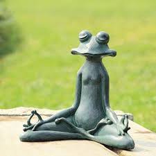 Check spelling or type a new query. Contented Yoga Frog Garden Sculpture Frog Garden Frog Sculpture Frog Statue