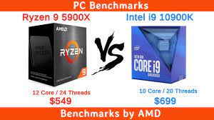 For an extra $15 you get more cores, more power and more memory—as well as a processor. Amd Ryzen 9 5900x Vs Intel I9 10900k Performance Comparison Youtube