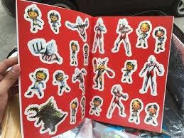 Gambar mewarnai ultraman ribut coloringpages asia. Upin Ipin Ultraman Ribut Mari Mewarna Colouring Book With Stickers Official Licensed By Tsuburaya Production 2014 Books Stationery Books On Carousell