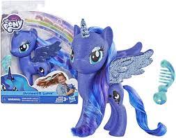 Amazon Com My Little Pony Toy Princess Luna Sparkling 6 Figure For Kids Ages 3 Years Old Up Brown Toys Games La princesa luna sobre una nube para pintar. my little pony toy princess luna sparkling 6 figure for kids ages 3 years old up brown