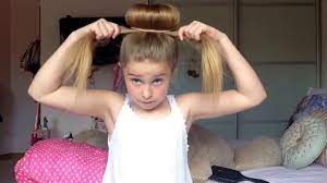 You know, that uneven… why don't we nip that in the bud with a hair donut bun hairstyle? Doughnut Bun Tutorial Jessica Youtube