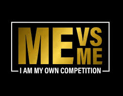 Me Vs Me Svg I Am My Own Competition Svg Inspirational Etsy